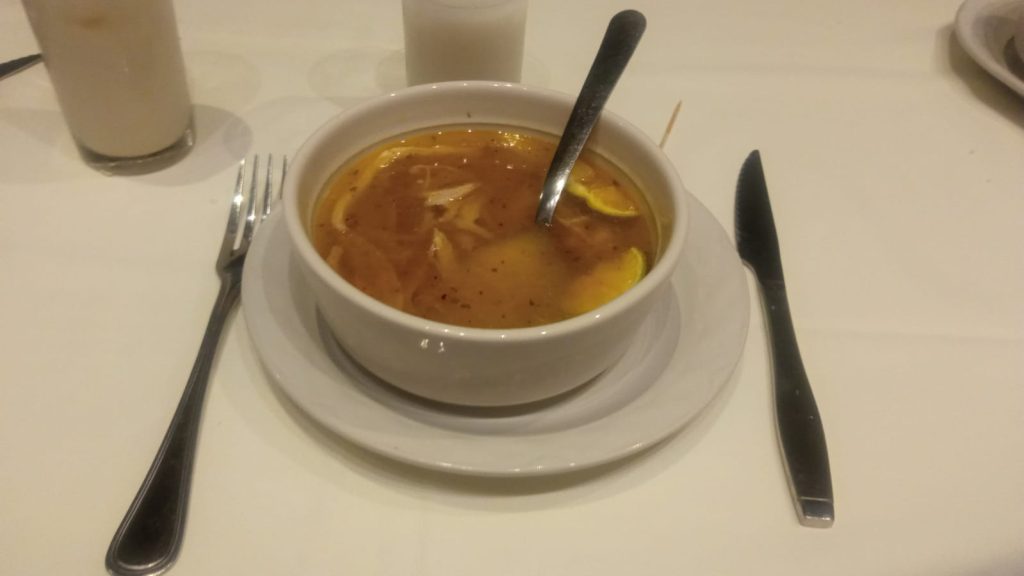 Sopa de lima servida en la XX Escuela Mexicana de Partículas y Campos