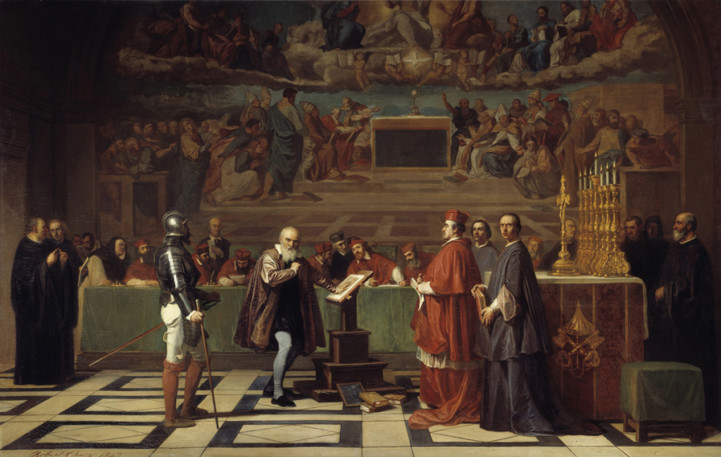 Galileo ante el Santo Oficio (Joseph-Nicolas Robert-Fleury, 1847)